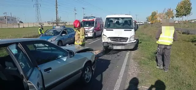 Dwa samochody zderzyły się na ul. Europejskiej w Grodzisku Wlkp.