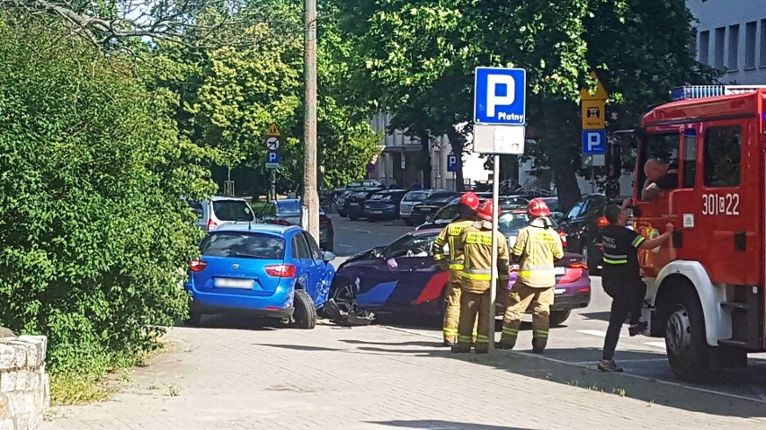 Na ulicy Markwarta w Bydgoszczy kierowca BMW wjechał w...