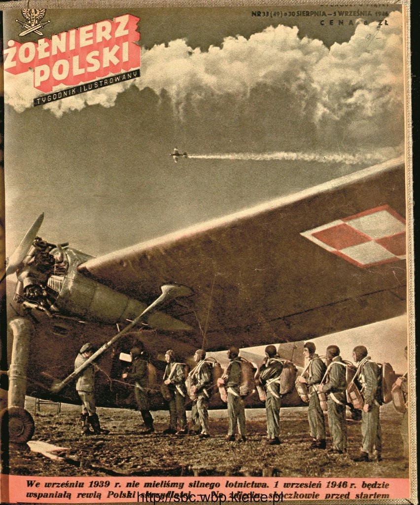 Polscy spadochroniarze tuż po II Wojnie Światowej