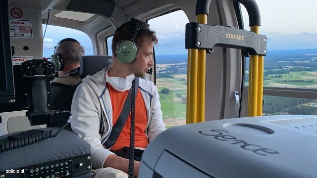 Policyjni lotnicy z Poznania przetransportowali serce do przeszczepu z Lubuskiego na Dolny Śląsk