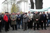 Protesty przed cukrownią w Kruszwicy
