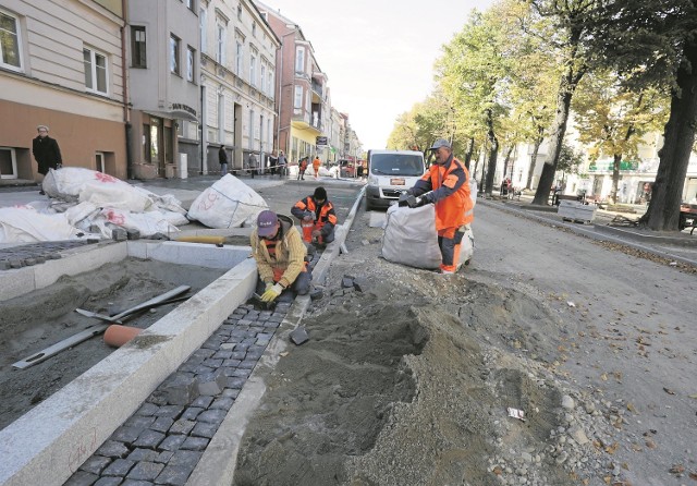 Remont ulicy Wojska Polskiego trwa już miesiąc. Ma zakończyć się do końca października.