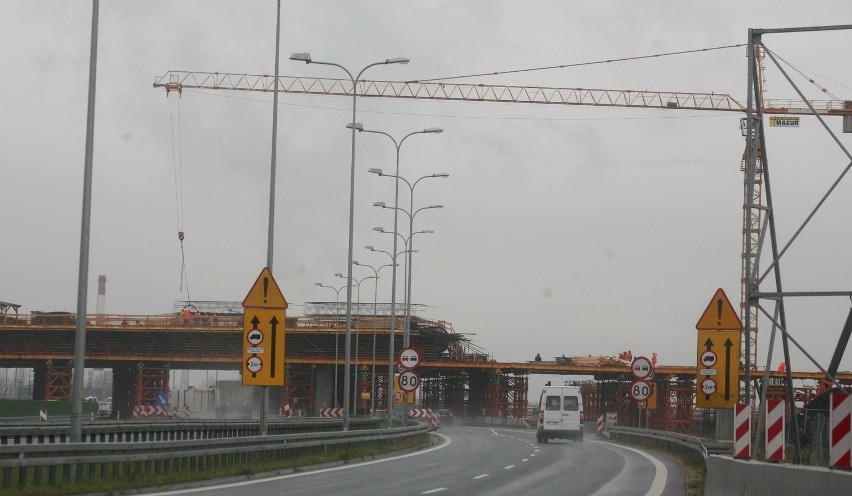 UWAGA! Zmiany w ruchu na węźle A1 i DTŚ w Gliwicach. Startuje kolejny etap budowy