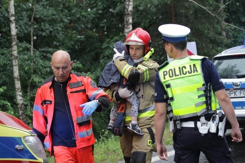 Lipiec 2021 roku, okolice Stalowej Woli. Pijany kierowca...