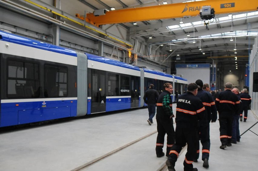 "Krakowiak" testował nowo otwartą stację obsługi i remontów