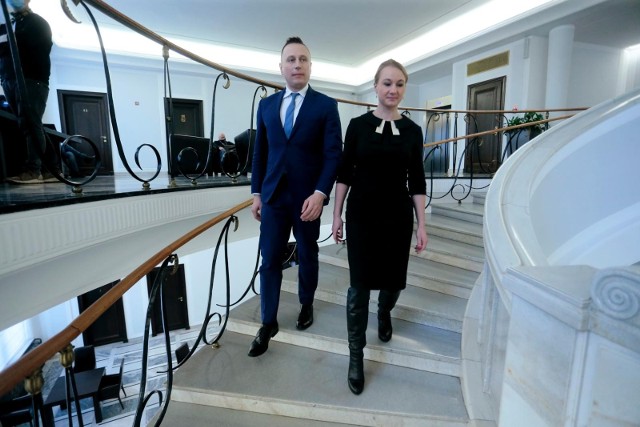 Senator Krzysztof Brejza oraz jego żona Dorota, będąca jego pełnomocniczką