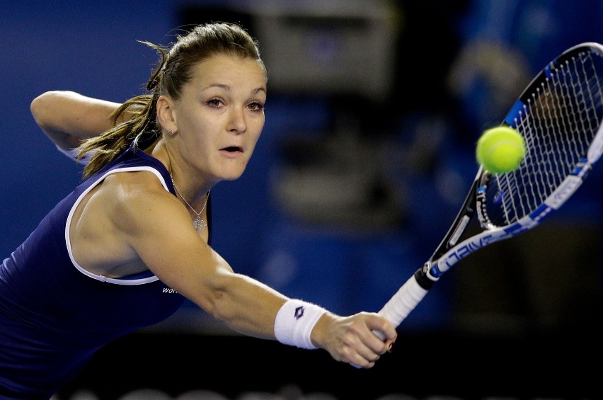 Agnieszka Radwańska gra z Venus Williams na Australian Open...