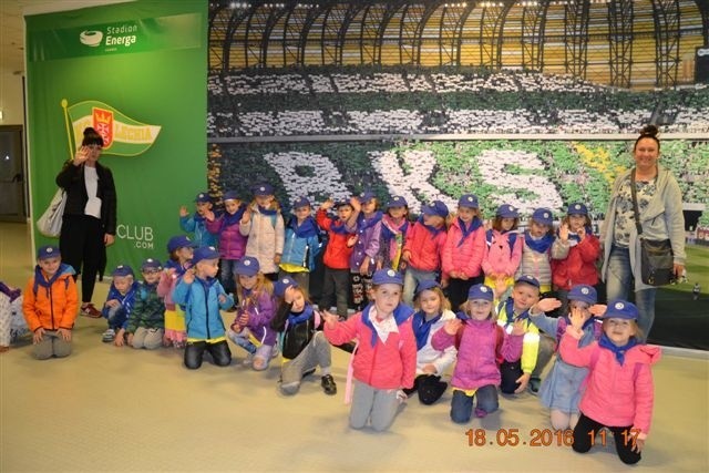 Przedszkolaki ze Słupska u marszałka i na stadionie Energa Gdańsk (zdjęcia) 