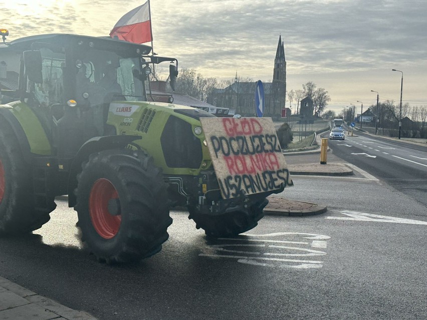 Protest rolników w Korycinie