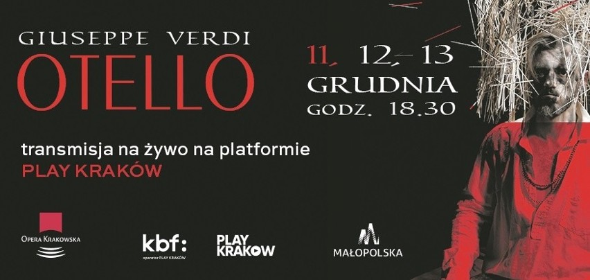 Otello w grudniu na platformie Play Kraków