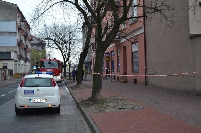 Pożar w Częstochowie na Katedralnej