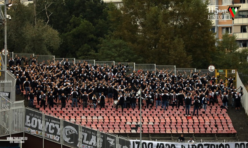 Na meczu w Jastrzębiu-Zdroju stawili się też kibice Zagłębia...