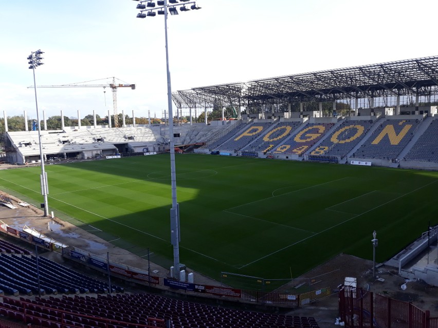 Stadion Pogoni Szczecin - październik 2020.