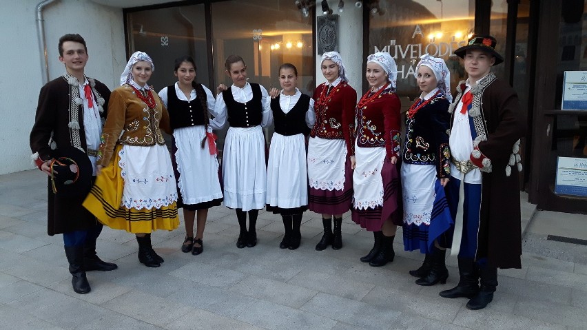 Zespół „Trójczyce” na festiwalu w Sarospatak na Węgrzech.