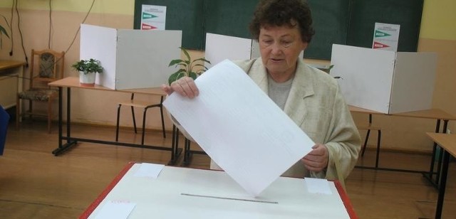 Głosowała też mieszkanka Chełmży, Regina Zawadzka. Jak podkreśla, na wybory chodzi od zawsze.
