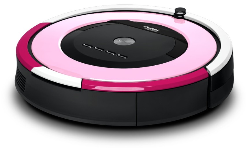Różowy robot Roomba 800...