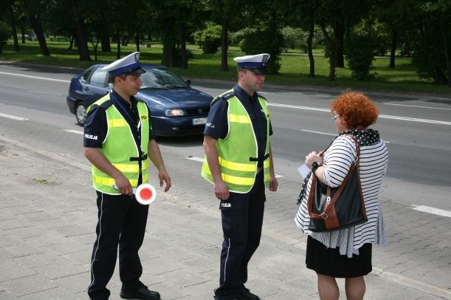 We wtorek policjanci zwracali szczególną uwagę na zachowania się pieszych. 