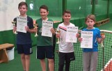 Dziewięcioletni Dawid Kiełb ze Stalowej Woli ciągle na pudle podczas mistrzostw tenisa