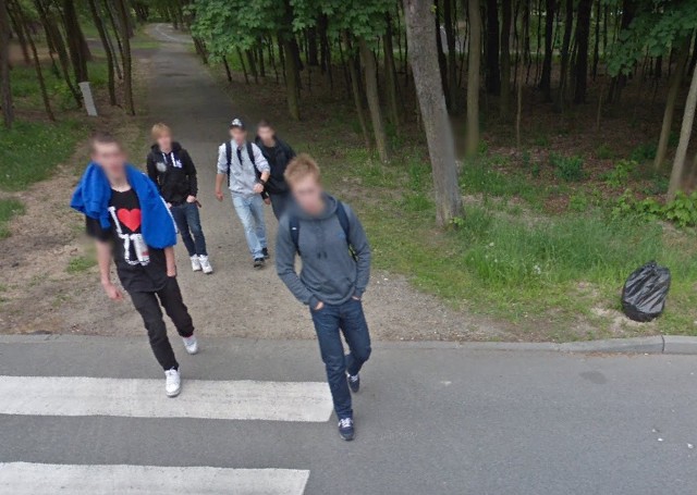 przyłapani przez kamerę Google Street View na ulicach Solca Kujawskiego - zdjęcia.