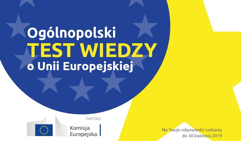Ogólnopolski Test Wiedzy o Unii Europejskiej. Weź udział i wygraj czytnik e-booków