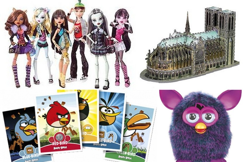 Zabawki na Dzień Dziecka: Karty Angry Birds, Robo Fish, lalki Monster High, Puzzle 3D, Furby