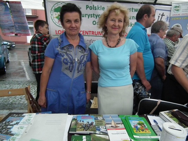 Ofertę turystyczną Lipska prezentowały między innymi Katarzyna Furmanek (z prawej) i Ewa Nipocka-Szewczyk.