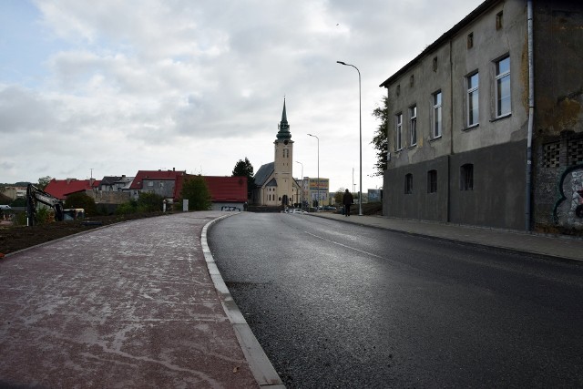 Końcówka przebudowy ulicy Chrobrego w Miastku