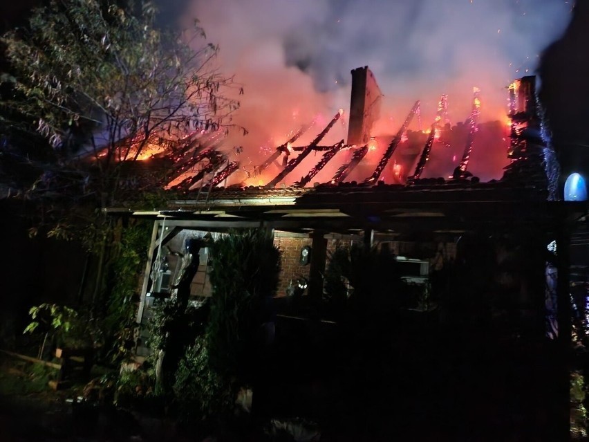 Spalony dom w Starym Chwalimiu