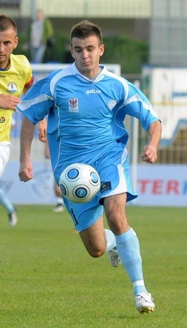 W końcówce sezonu Emil Drozdowicz strzela gole, jak na zawołanie. We Wrocławiu do swojego dorobku dołożył kolejne dwa.