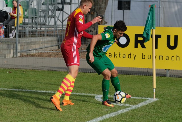 W meczu 14. kolejki rozgrywek piłkarskiej Fortuna 1 Ligi, Warta Poznań zremisowała w sobotę przed własną widownią na stadionie przy ul. Droga Dębińska z Chojniczanką Chojnice 1:1 (do przerwy 0:1).