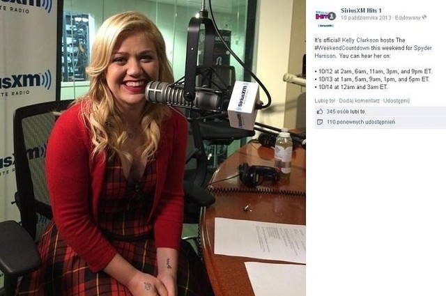 Kelly Clarkson (fot. screen z Facebook.com)