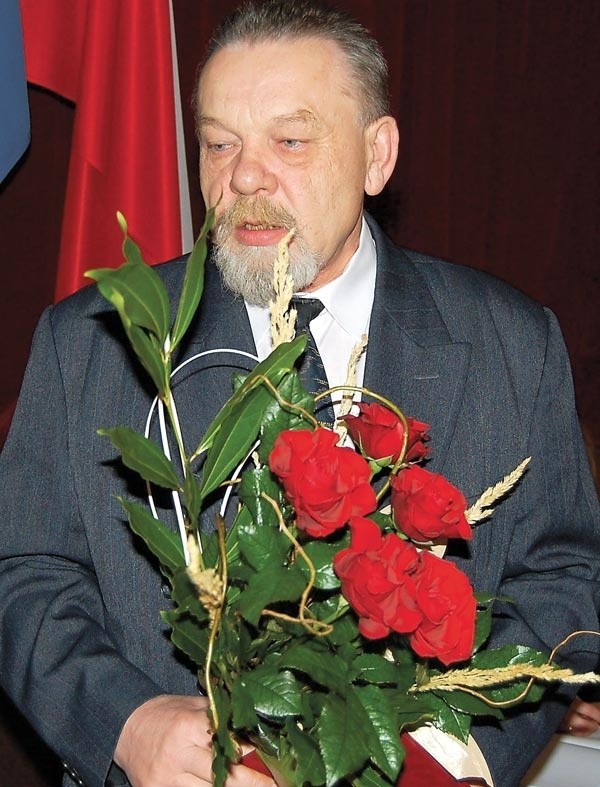 Andrzej Kobryś podczas wczorajszej uroczystości.