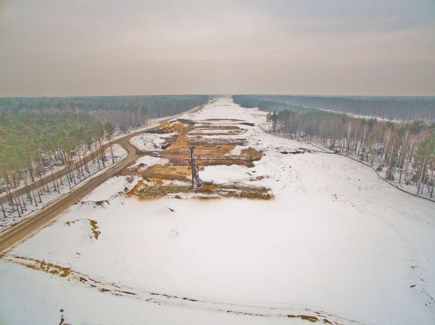 Budowa autostrady A1. Odcinek I Pyrzowice - Woźniki.