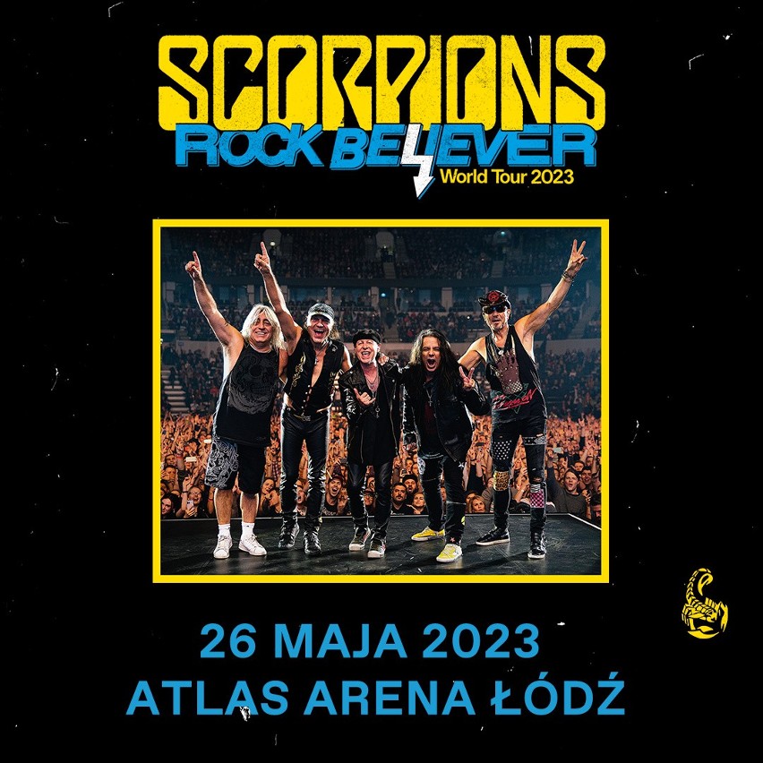 Zespół Scorpions wystąpi w przyszłym roku w łódzkiej Atlas Arenie!