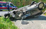 Poważny wypadek między Słubicami a Krosnem Odrzańskim. Dwie osoby trafiły do szpitala 