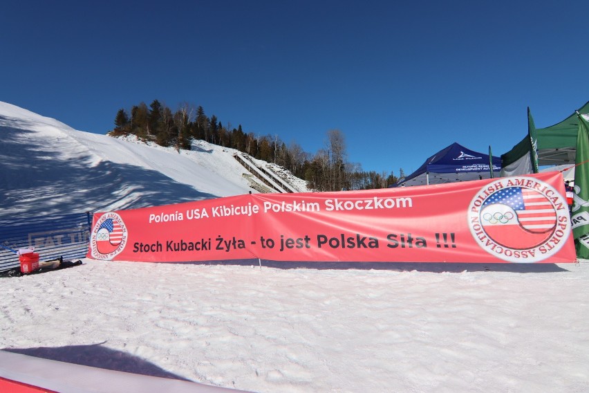 Polscy kibice podczas konkursów Pucharu Świata w Lake Placid