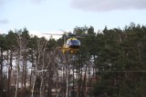 Wypadek pod Międzychodem. Lądował helikopter Lotniczego Pogotowia Ratunkowego