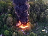 Ogromny pożar na Dolnym Śląsku! Płonie składowisko odpadów