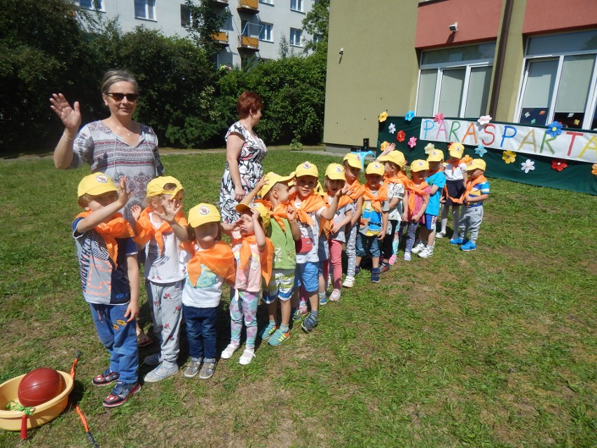 Paraspartakiada dla najmłodszych w przedszkolu integracyjnym w Ostrowcu