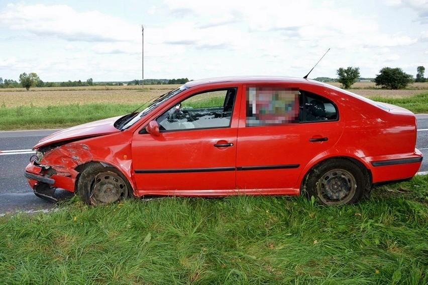 Biała Podlaska: 25-latka wypadła z drogi i uderzyła w drzewo. Z obrażeniami ciała trafiła do szpitala