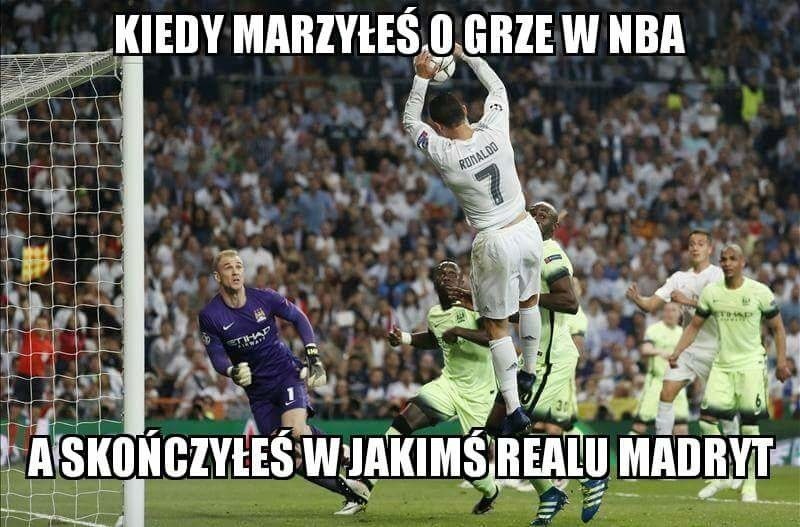 Memy po meczu Real - Manchester City: Ronaldo to koszykarz?! [GALERIA]