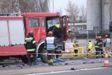Tragedia w Czernikowie. W wypadku zginęło dwoje strażaków jadących do pożaru [zdjęcia]