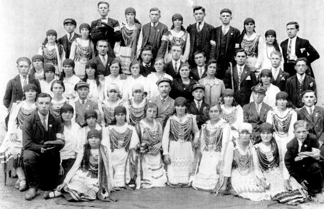 Młodzież garbowska z 1927 roku