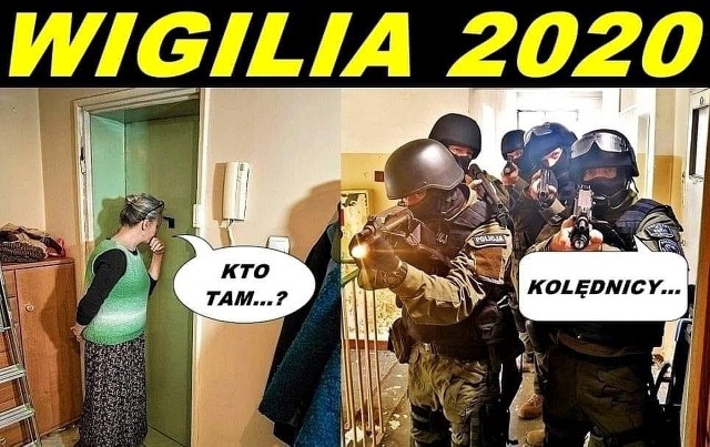 Wigilia 2020 - MEMY. Czy świąteczne obostrzenia są zabawne?  Zobacz na kolejnych slajdach, posługując się klawiszami strzałek, myszką lub gestami >>>