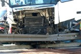 Wypadek w Kończycach (powiat świecki). Na drodze krajowej nr 91 zderzyły się 2 samochody