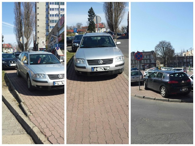 Przy ul. Chopina autodranie parkują na chodniku.