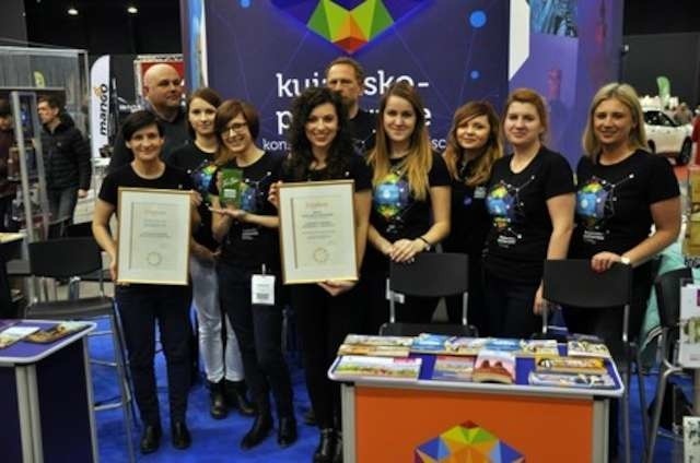 Kujawsko-Pomorska Organizacja Turystyczna ma sukcesy promocyjne. Z targów Free Time Festival w Gdańsku wróciła z dwiema nagrodami.