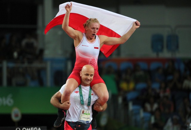 Tak cieszyła się Monika Michalik po wywalczeniu brązowego medalu na igrzyskach olimpijskich w Rio de Janeiro