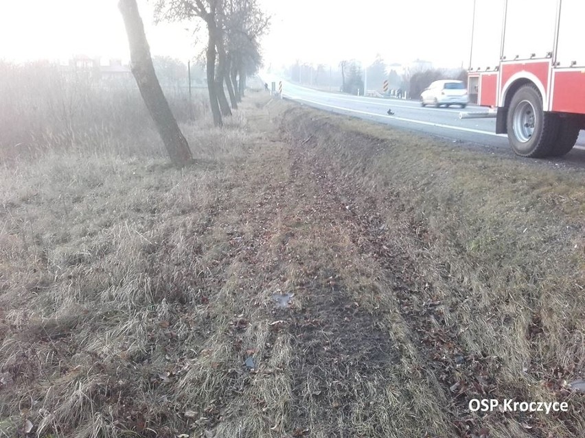 Wypadek na DK78 w Kroczycach. Dziecko trafiło do szpitala