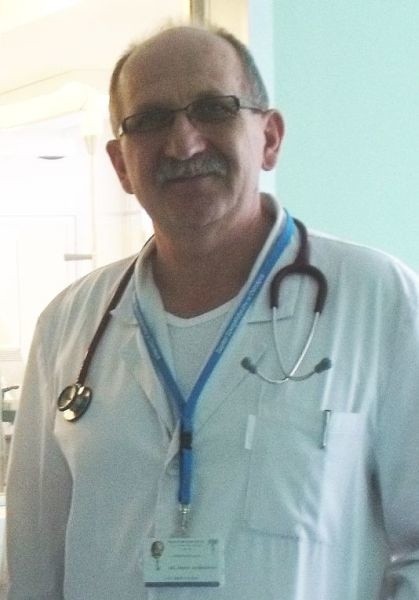 Janusz Jankielewicz, ordyantor oddziału kardiologicznego w ostrołęckim szpitalu